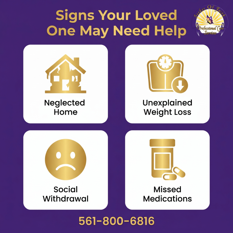 5 Signs Your Senior Parent Needs Companion Care in Delray Beach