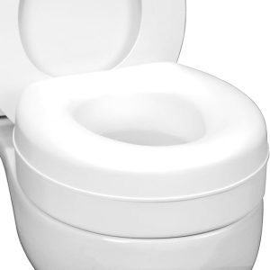 Raised toilet seat