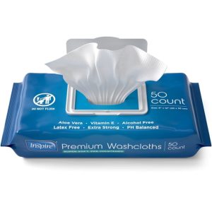 Incontinence cleansing wipes
