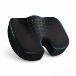 Seat Cushion – Memory Foam Cushion for Tailbone & Coccyx Pain Relief, Ergonomic Desk Chair Cushion for Long Hours of Sit